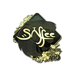 Sticker | saffee (Gold) | Rio 2022