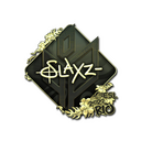 Sticker | slaxz- (Gold) | Rio 2022