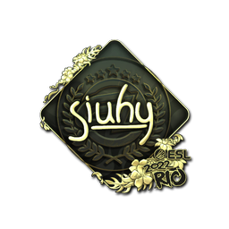 Sticker | siuhy (Gold) | Rio 2022