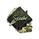 Sticker | Staehr (Gold) | Rio 2022