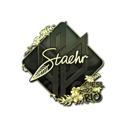 Sticker | Staehr (Gold) | Rio 2022