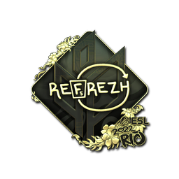 Sticker | refrezh (Gold) | Rio 2022