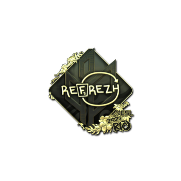 Sticker | refrezh (Gold) | Rio 2022
