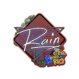 Sticker | rain (Glitter) | Rio 2022