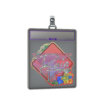 Sticker Slab | rain (Glitter) | Rio 2022