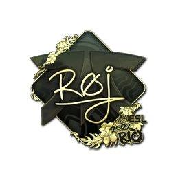 Sticker | roeJ (Gold) | Rio 2022