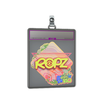 Sticker Slab | ropz (Holo) | Rio 2022