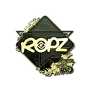 Sticker | ropz (Gold) | Rio 2022