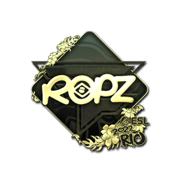 Sticker | ropz (Gold) | Rio 2022