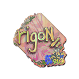 Sticker | rigoN (Holo) | Rio 2022