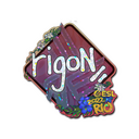 Sticker | rigoN (Glitter) | Rio 2022