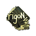 Sticker | rigoN (Gold) | Rio 2022