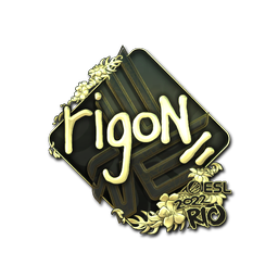 Sticker | rigoN (Gold) | Rio 2022