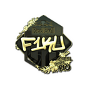 Sticker | F1KU (Gold) | Rio 2022