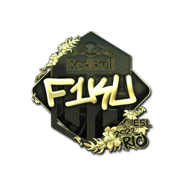 Sticker | F1KU (Gold) | Rio 2022
