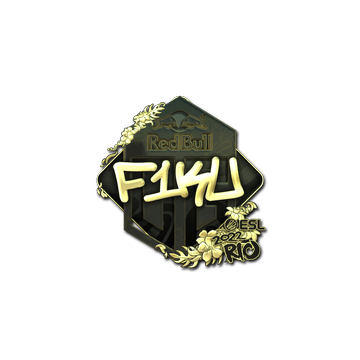 Sticker | F1KU (Gold) | Rio 2022