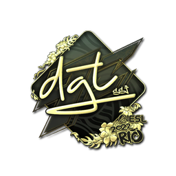 Sticker | dgt (Gold) | Rio 2022