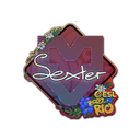 Sticker | dexter (Glitter) | Rio 2022