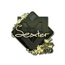 Sticker | dexter (Gold) | Rio 2022