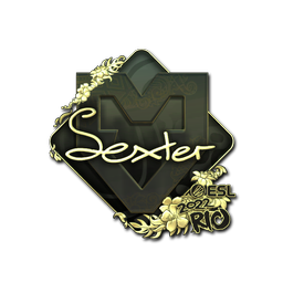 Sticker | dexter (Gold) | Rio 2022