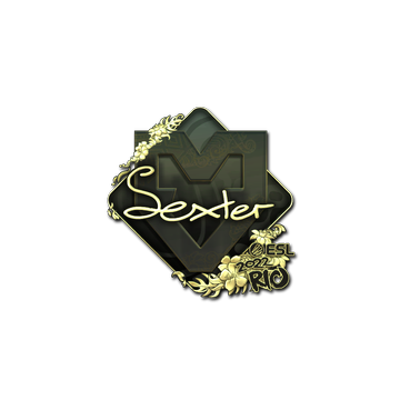 Sticker | dexter (Gold) | Rio 2022