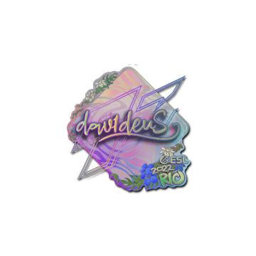 Sticker | dav1deuS (Holo) | Rio 2022