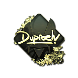 Sticker | dupreeh (Gold) | Rio 2022
