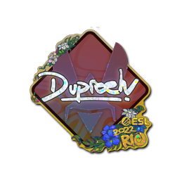 Sticker | dupreeh (Glitter) | Rio 2022