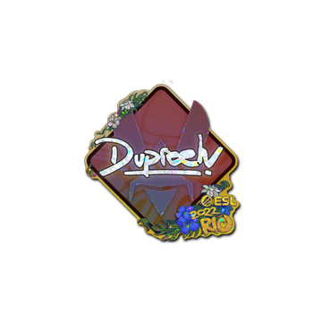 Sticker | dupreeh (Glitter) | Rio 2022