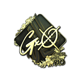 Sticker | gxx- (Gold) | Rio 2022