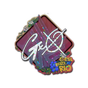 Sticker | gxx- (Glitter) | Rio 2022