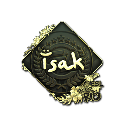 Sticker | isak (Gold) | Rio 2022