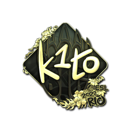 Sticker | k1to (Gold) | Rio 2022