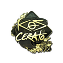 Sticker | KSCERATO (Gold) | Rio 2022