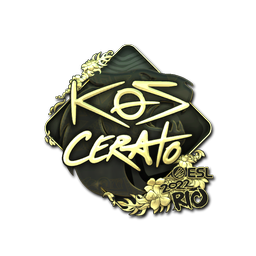 Sticker | KSCERATO (Gold) | Rio 2022