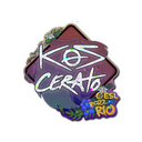 Sticker | KSCERATO (Glitter) | Rio 2022