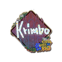 Sticker | Krimbo (Glitter) | Rio 2022