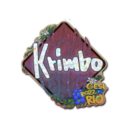 Sticker | Krimbo (Glitter) | Rio 2022