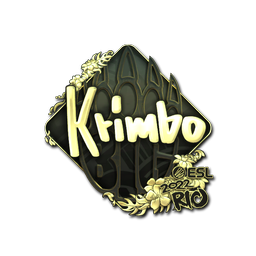 Sticker | Krimbo (Gold) | Rio 2022