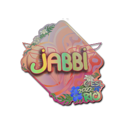 Sticker | jabbi (Holo) | Rio 2022