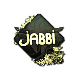 Sticker | jabbi (Gold) | Rio 2022