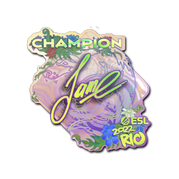 Sticker | Jame (Holo, Champion) | Rio 2022