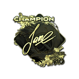 Sticker | Jame (Gold, Champion) | Rio 2022