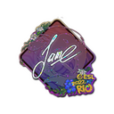 Sticker | Jame (Glitter) | Rio 2022