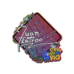 Sticker | juanflatroo (Glitter) | Rio 2022