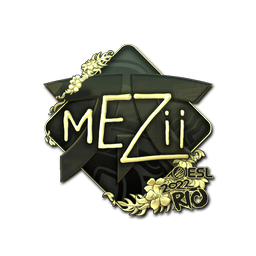 Sticker | mezii (Gold) | Rio 2022