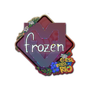 Sticker | frozen (Glitter) | Rio 2022