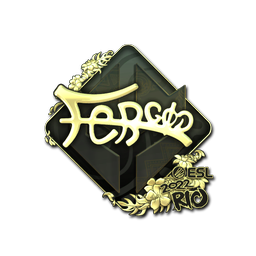 Sticker | fer (Gold) | Rio 2022