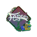 Sticker | fer (Glitter) | Rio 2022