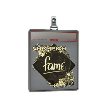 Sticker Slab | fame (Gold, Champion) | Rio 2022